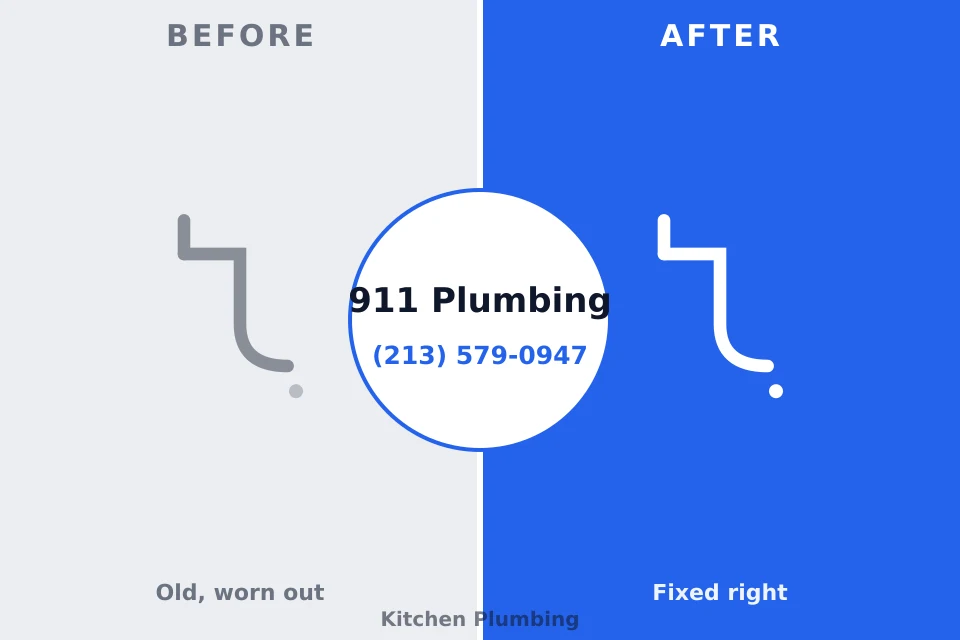 Before and after: plumbing repair University Heights, IA